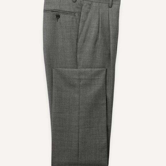 Zanella Parker Classic Wool Sharkskin Dress Pants W34 L32 - Pristine Condition